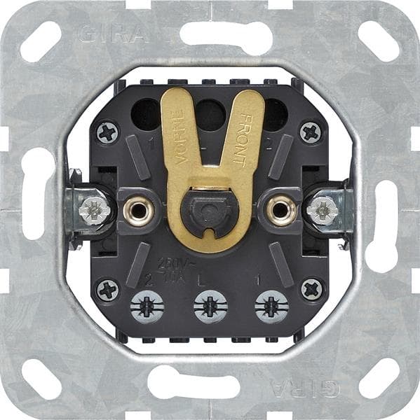 Module bouton-poussoir ou interrupteur de store 10A 250V~ pour cache avec manette comme poste