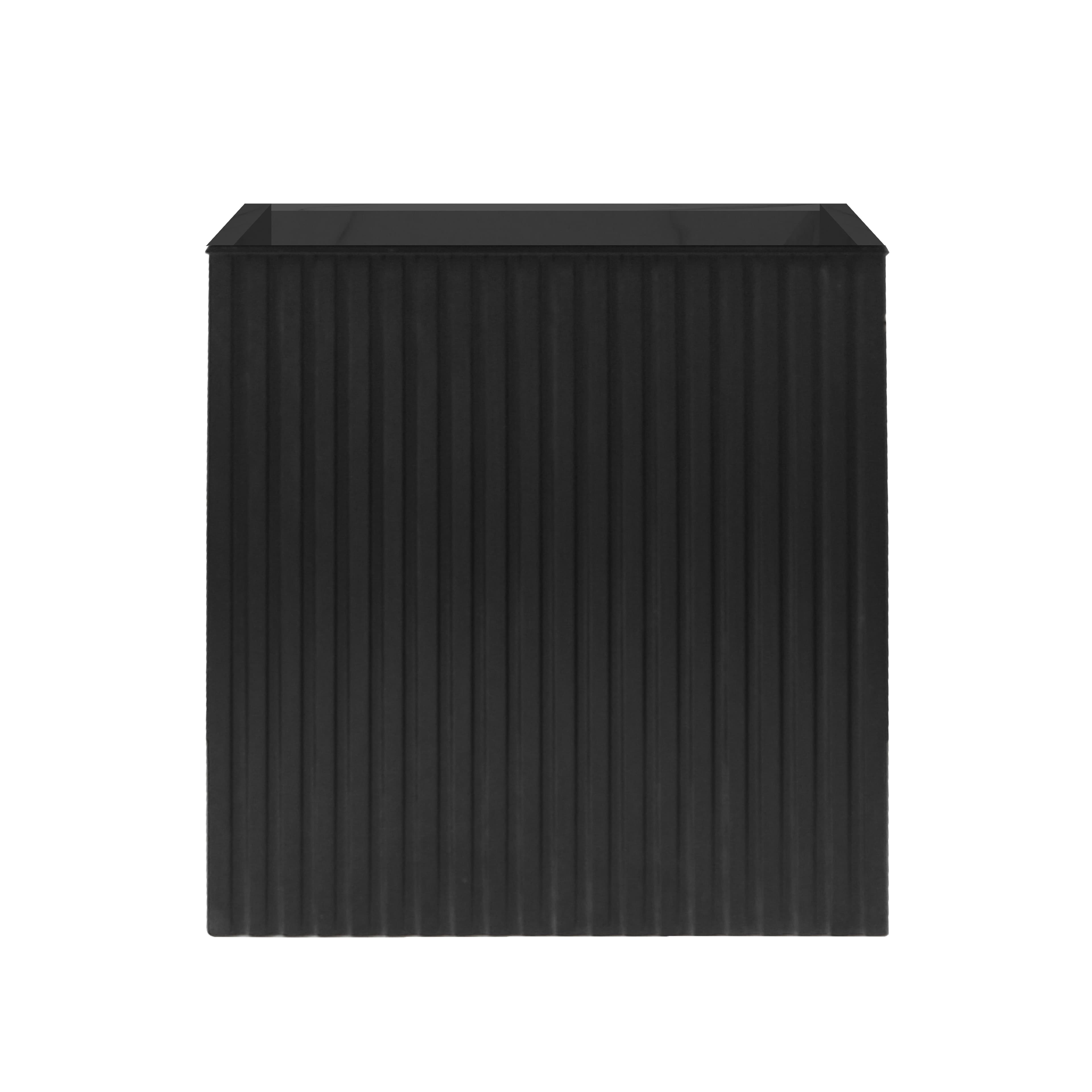 ALONI mikaro meuble de toilette - 1 porte - droite - avec Poignée - soft close - 40X50X22,3CM - chêne Noir