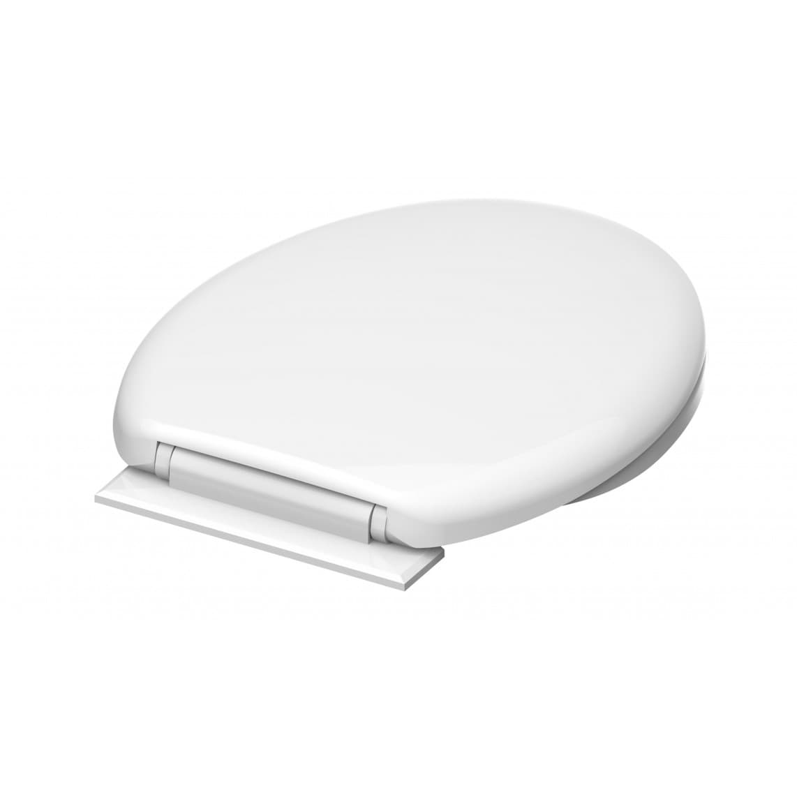 10220 Duroplast WC-zitting, wit, met valrem