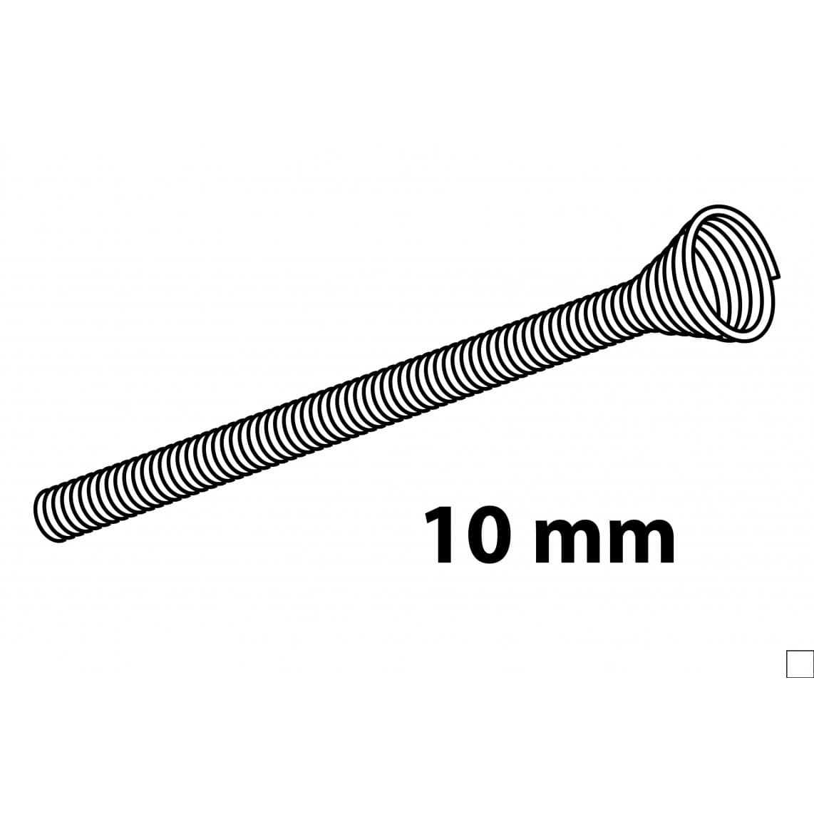 999101025 Tube de raccordement CU-ressort à cintrer, pour 10 mm