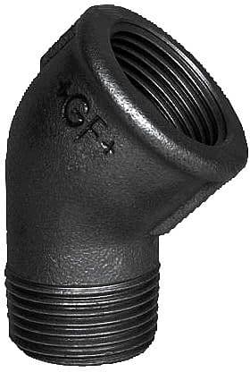 GAZ COUDE 45° MF NR 121 4/4"