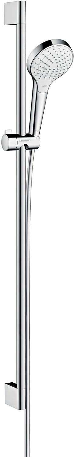 GARNITURE DE DOUCHE CROMA SELECT S VARIO HG 90CM BLANC-CHROME