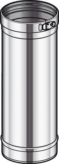 TUBE A SIMPLE PAROI INOX CONDENSEUR POUJOULAT 100 45CM