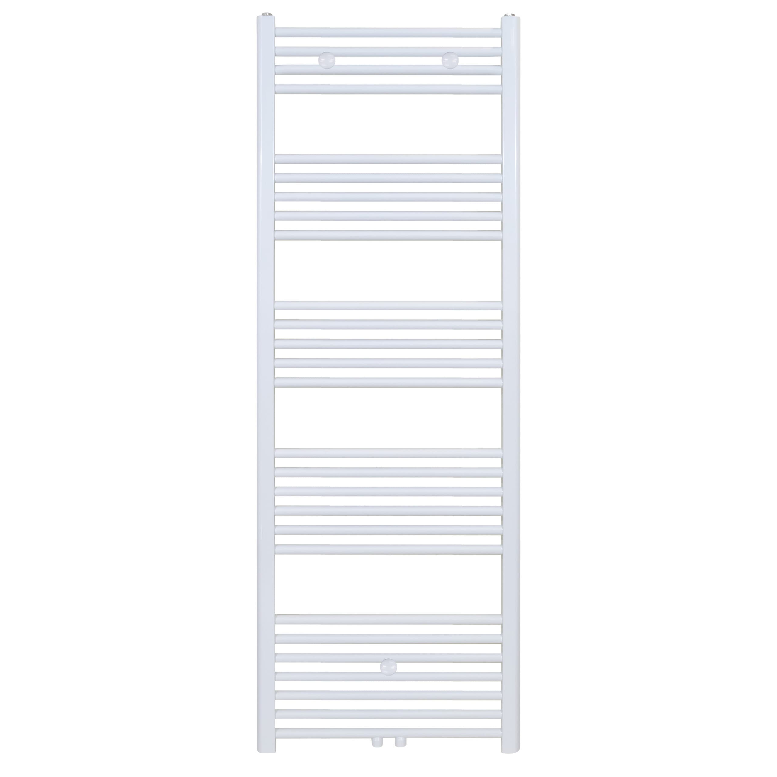 BELRAD SÈCHE-SERVIETTES - RACCORDEMENT GAUCHE-DROITE/CENTRAL - 614 WATT - 1600X400CM - BLANC BRILLANT
