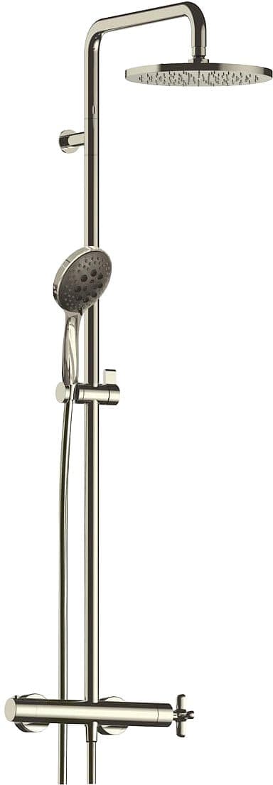 COLONNE DE DOUCHE +THERMOSTAT ICONA CLASSIC FANTINI 24CM POLISHED NICKEL PVD