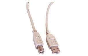 Câble - fiche Usb B mâle - fiche Usb A mâle - 5m