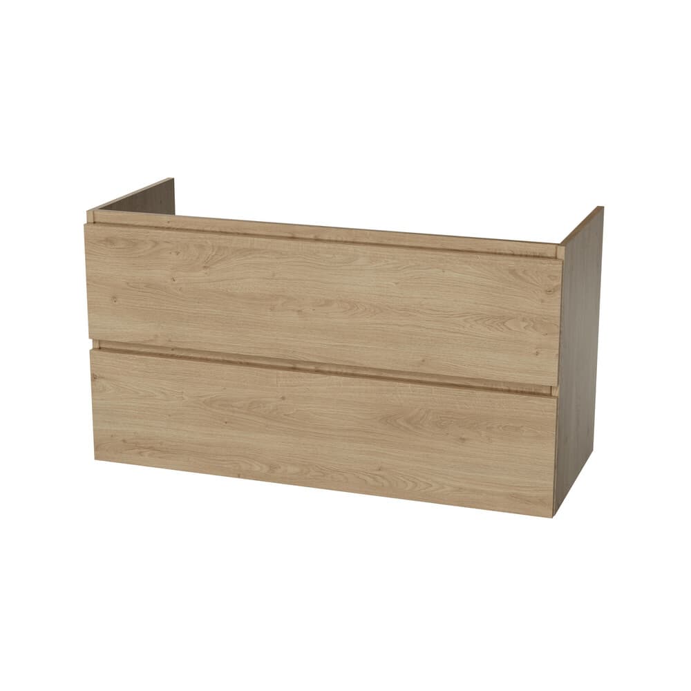 Van Marcke Ventus Due sous-meuble B1200xH640xD495mm 2tiroirs Oak
