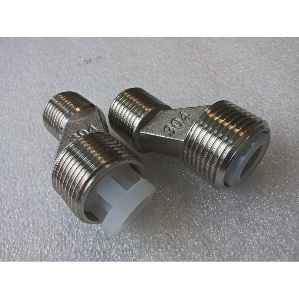 1202782 Raccord S, 3/4" x 1/2", 49 mm, avec silencieux (2x)