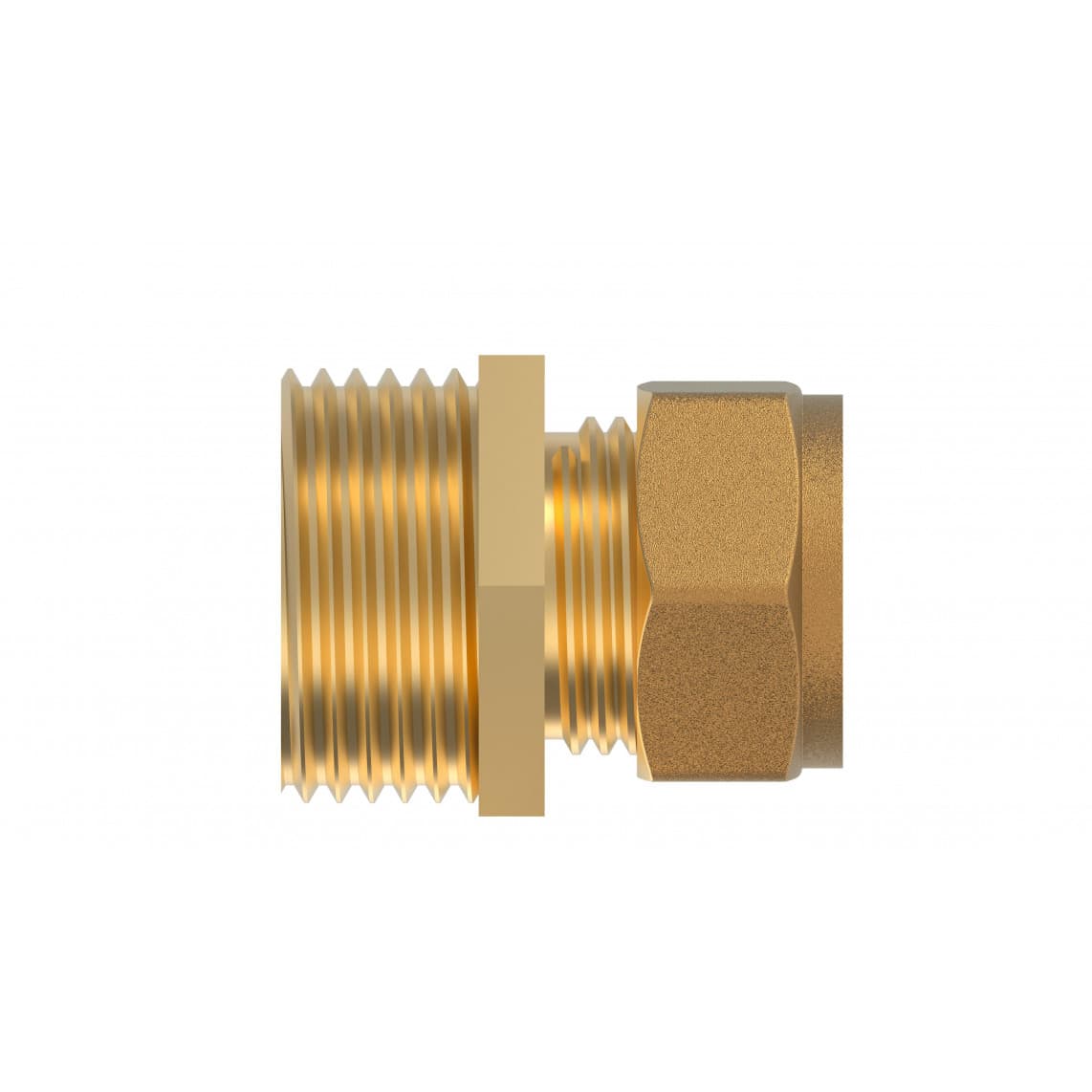 989457217 LT pièce intermédiaire, vierge, 12 mm x 1/2" M, raccord à serrer pour tube en cuivre,