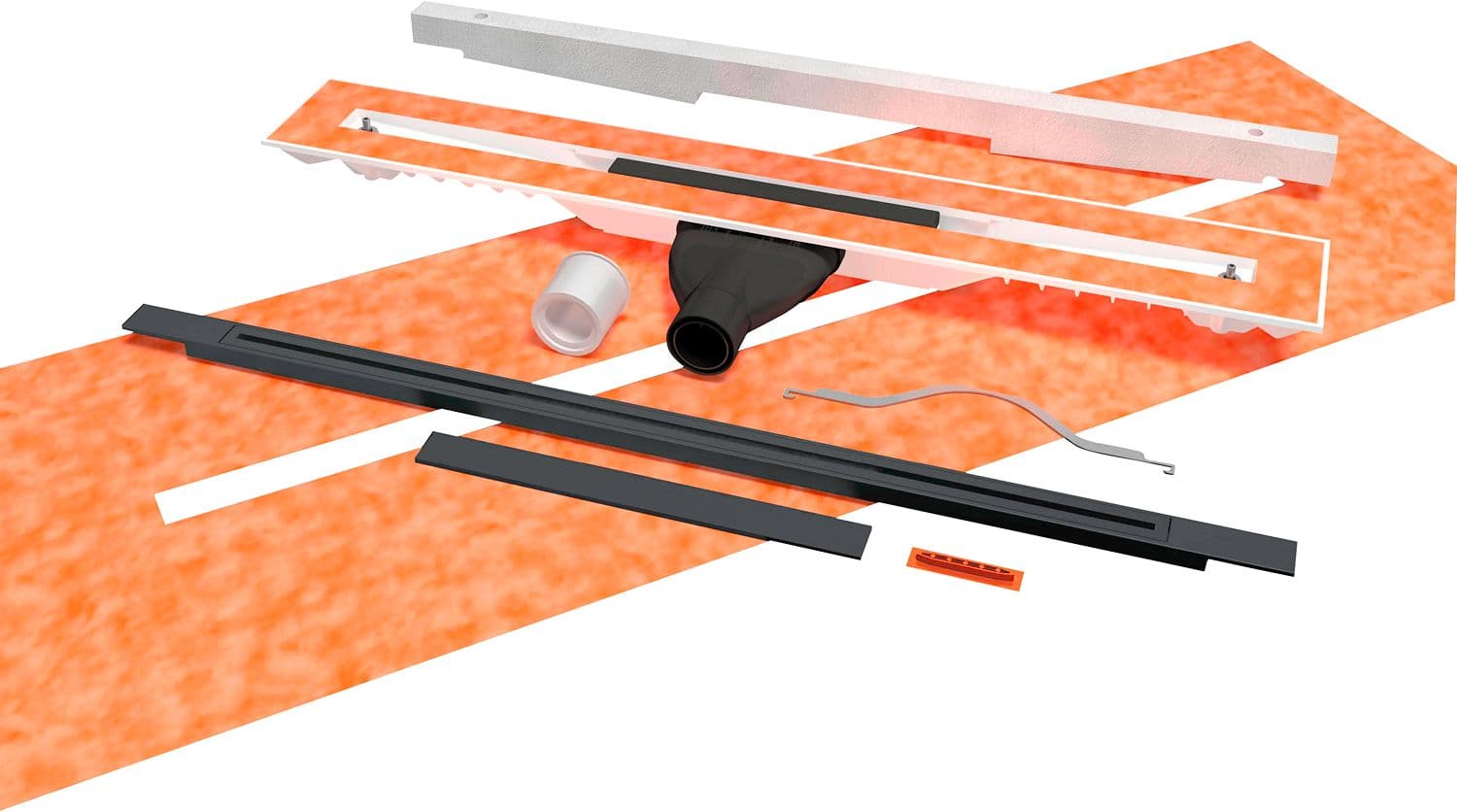 CANIVEAU CARRODRAIN TWIGGI XS LOW TITANIUM 80-110CM