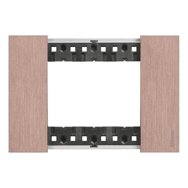 LNow plaque 3 modules Copper pour support référence K4703