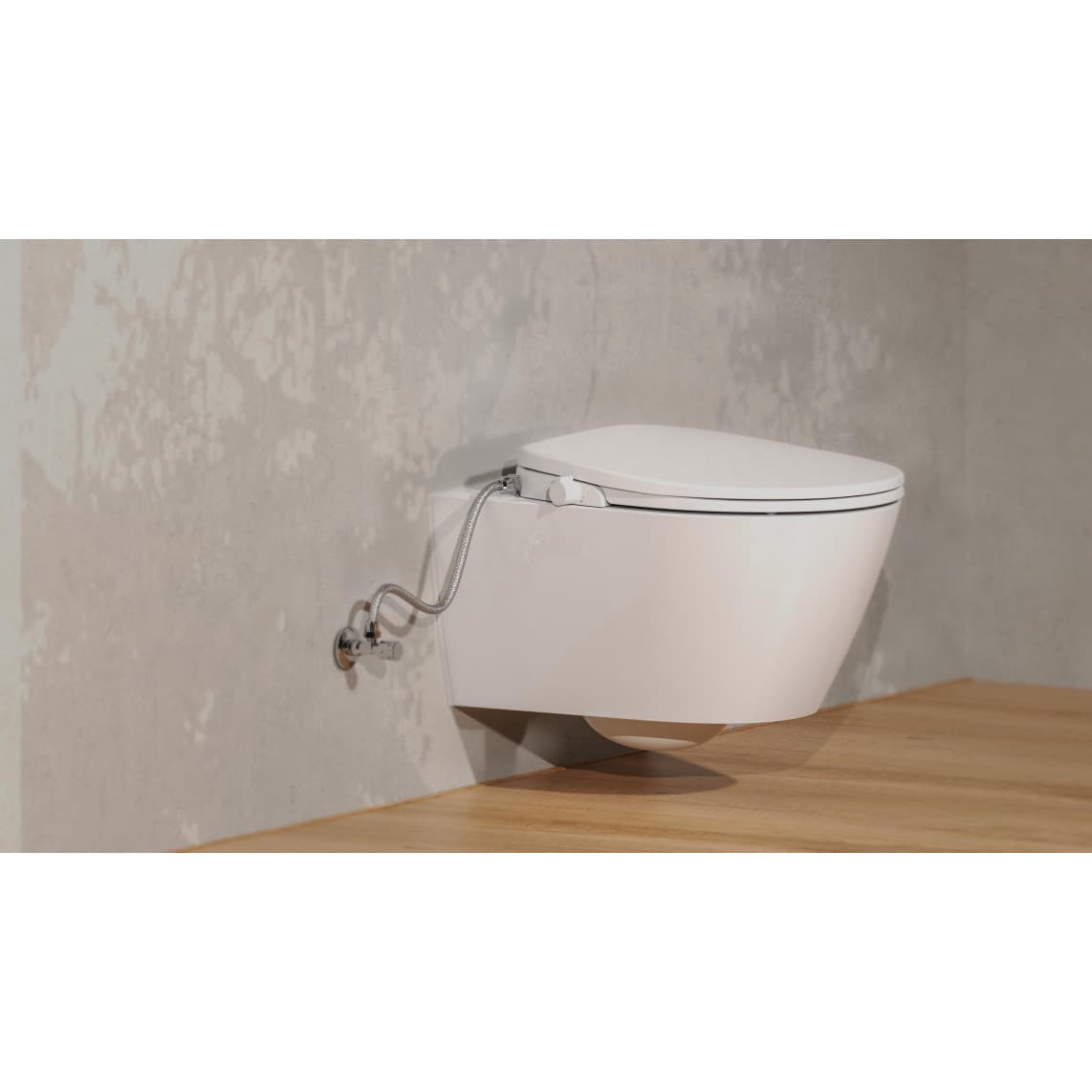 EDDW01 Adaptateur WC lavant, avec frein de chute et déclipsable