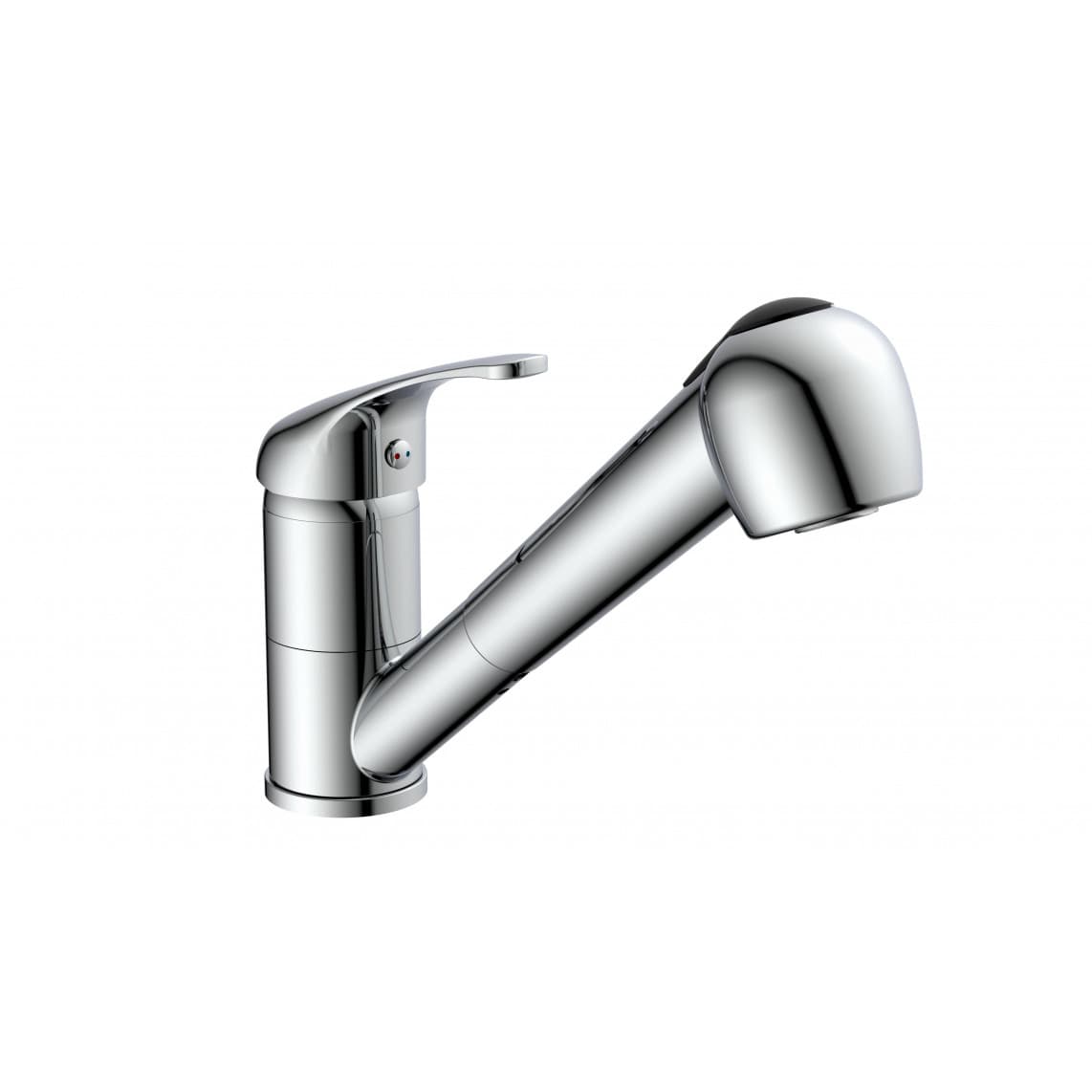 NI183CRT GRANDE VITA CLASSIC Mitigeur évier avec douchette à rincer extractible, chromé