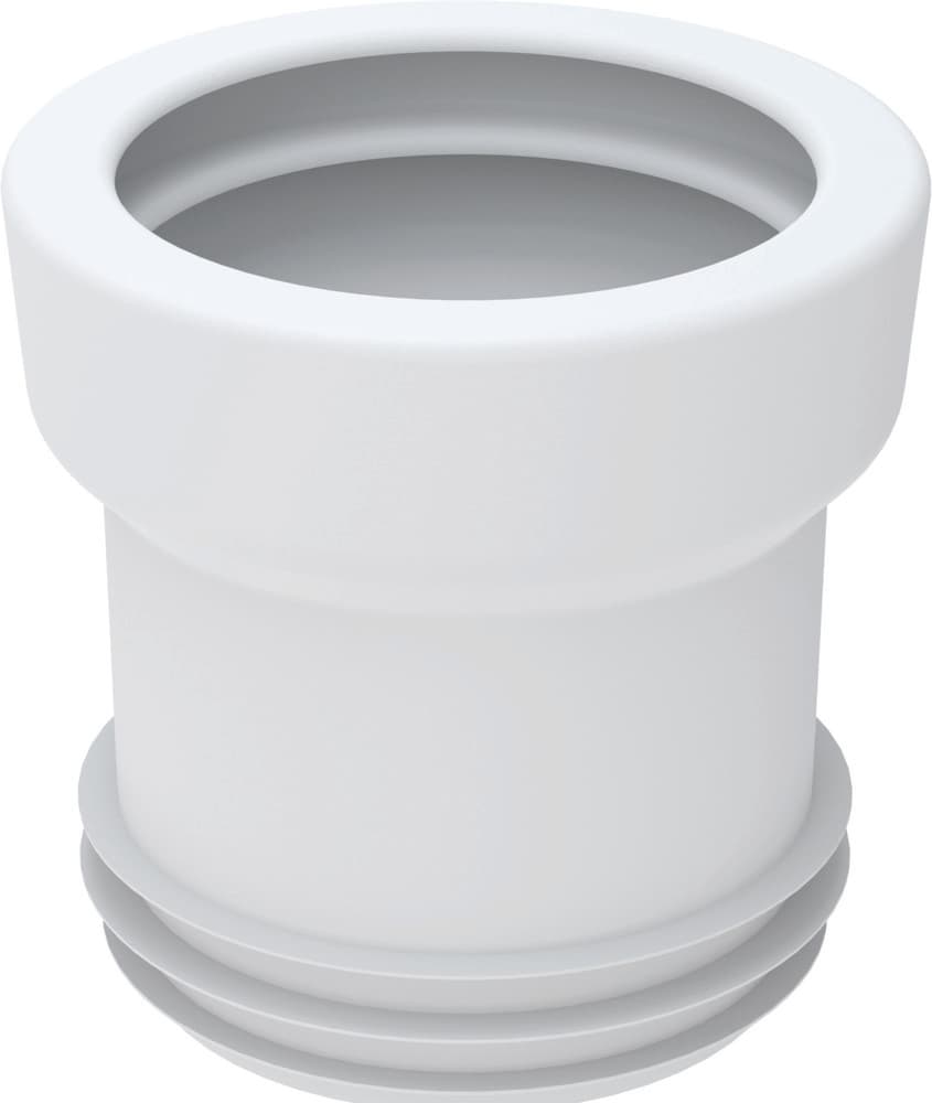 Van Marcke manchette pour WC D100mm centrée droite