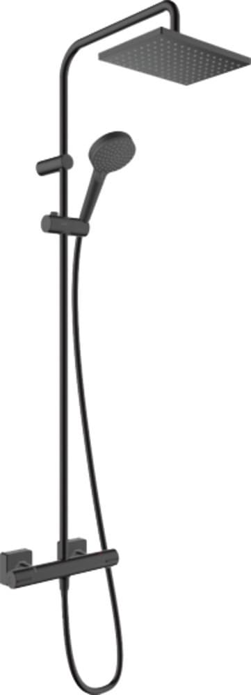Hansgrohe Vernis Shape Showerpipe 230 1 jet thermostatique noir mat