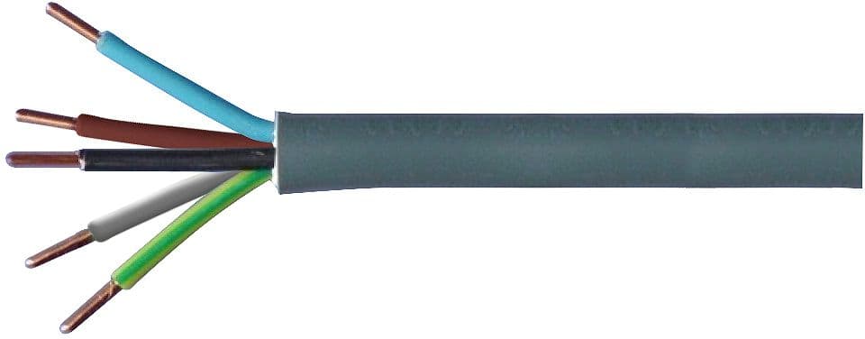 CABLE ELECTR.XVB 5G2, 5MM² ROUL.100M