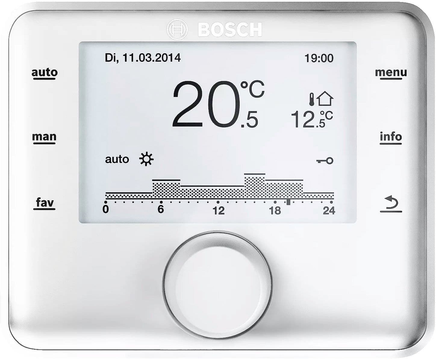 RÉGULATION EN FONCTION DU TEMPÉRATURE 4K CR400 SANS SONDE EXTÉRIEURE BOSCH