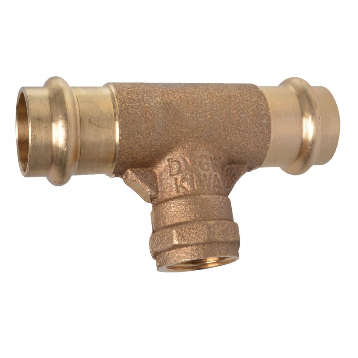 988625654 BR pièce en T, vierge, 28 mm x 1/2" F x 28 mm, 2 manchons, (P4130g)
