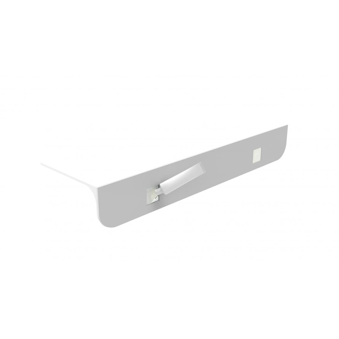 BA0950 Tablette de douche, blanc, à coller