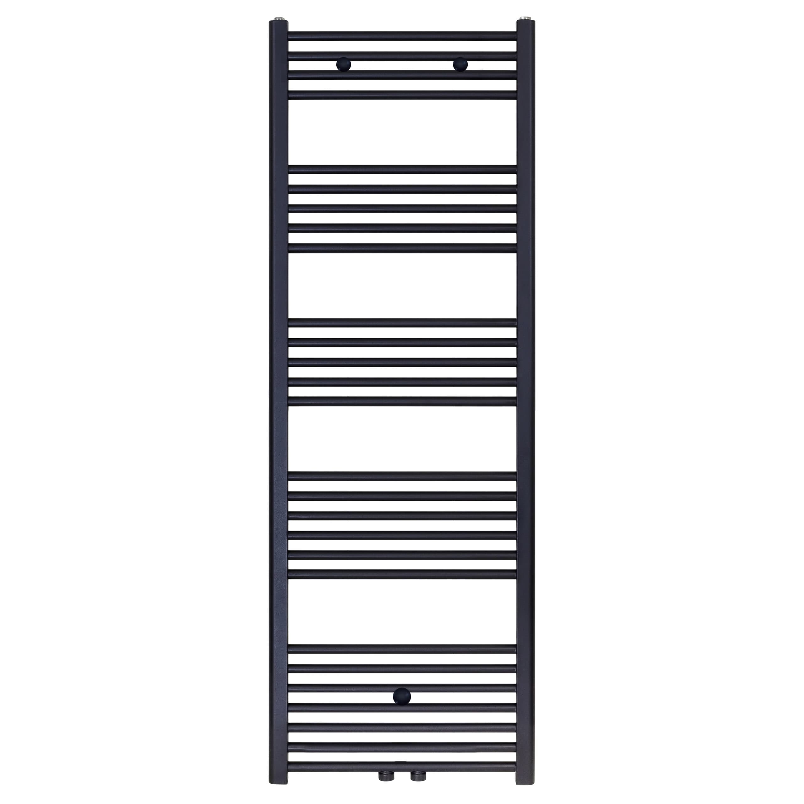 BELRAD SÈCHE-SERVIETTES - RACCORDEMENT GAUCHE-DROITE/CENTRAL - 828 WATT - 1600X600CM - NOIR MAT
