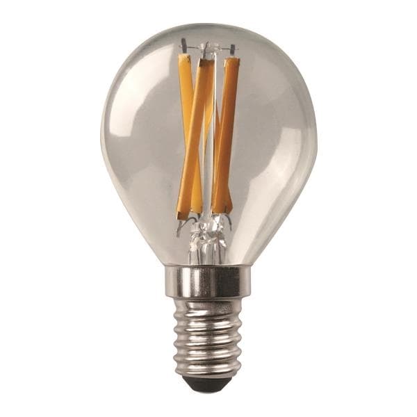 Lampe Led G45 crossed filament 6.5W E14 3000K 220 - 240V dimmable clair