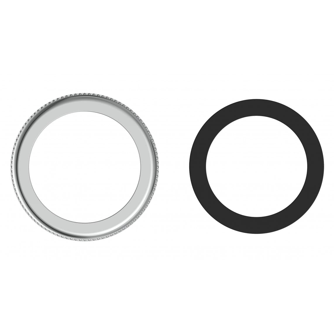 988012148 écrou moleté, chromé, 1 1/4", avec joint