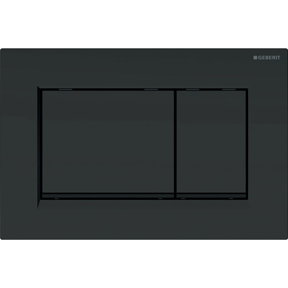 Geberit Sigma30 plaque de commande noir mat
