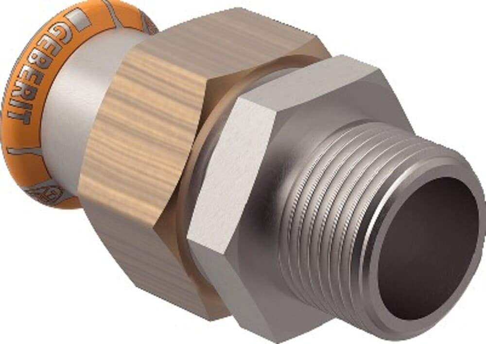 Geberit Mapress Therm raccord 3 parties avec filetage extérieur 28x1" F