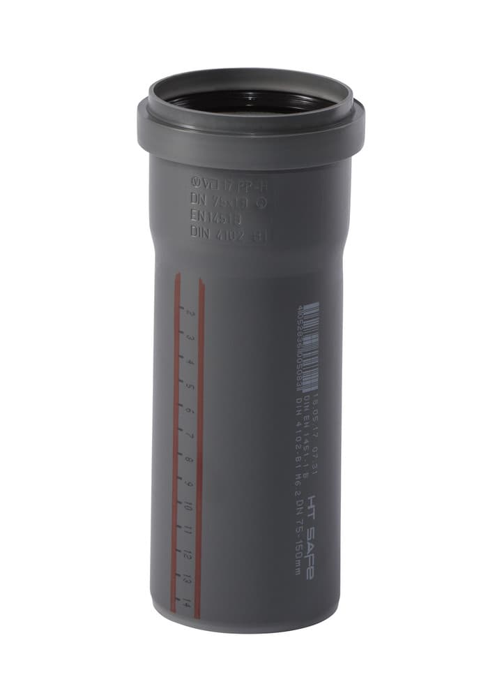 Ostendorf Kunststoffe HT-Safe EM tube d'évacuation D75 L 2M