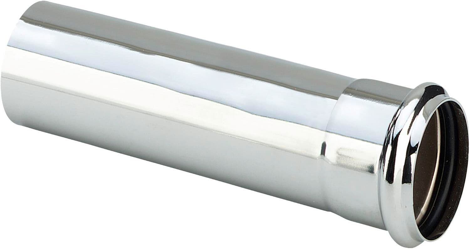 TUBE RALL.P.SIPHON BOUT.CHR.32MM-1ANNEAU