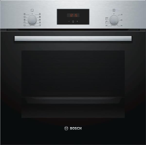 Four serie 2 multifonction 60cm, classe A, 7 modes de cuisson, EcoClean Direct, display Rouge, Inox