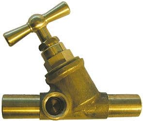 ROBINET D'ARRET UNIVERSELLE LAITON 15MM POUR PURGEUR