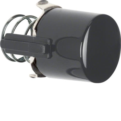 Bouton pour poussoir / voyant E10 Berker serie 1930 / Glas Noir, brillant