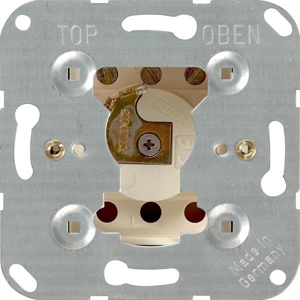 Module bouton-poussoir à clé 10A 250V~pour tous les demi-cylindres profilés DIN ne convient pas