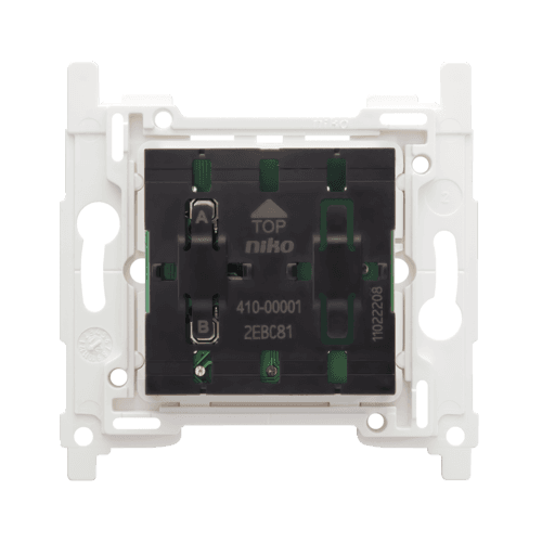 Socle pour interrupteur sans fil à 2 contacts