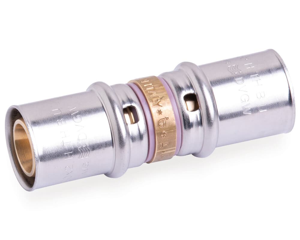 SYSTEMPEX raccord droit réduit tube alu raccord à sertir 26-16