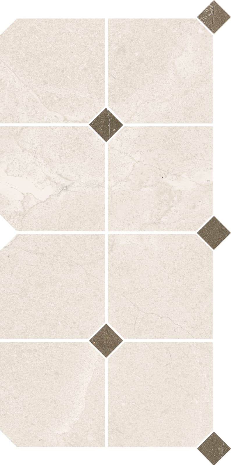 MOSAICO MARMI LEGEND SAND 20X40 PUL