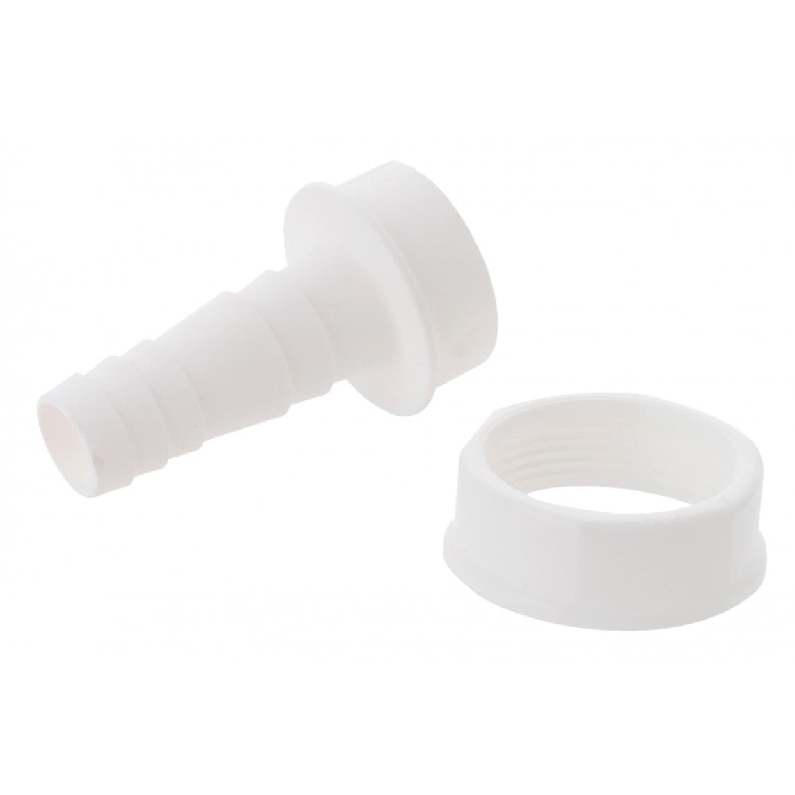 988384413 KS Raccordement de l'appareil, blanc, 1 1/2" F x 3/4"T, pour siphon pour appareil de lavage