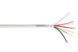 Câble d'alarme 2 x 0.75 + 2 x 0.22 en rouleau de 100m classe CPR: ECA