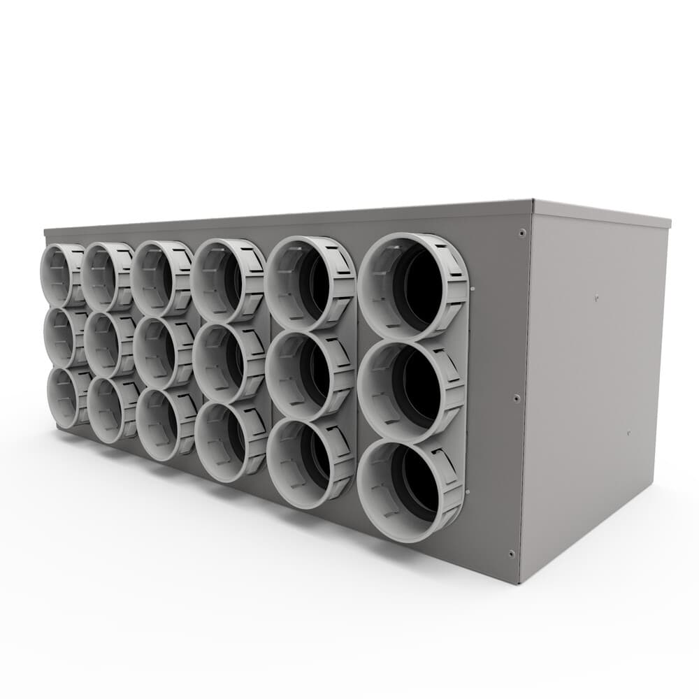 Vent-Axia VUNFDG 69 160 collecteur principal silencieux 18 x D 69 mm D 160 mm