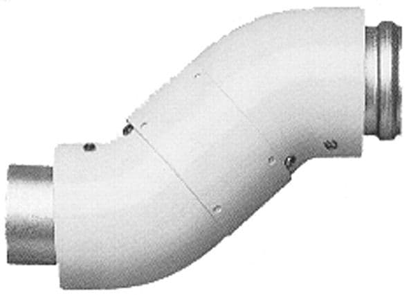 COUDES CONCENTRIQUES 45° (2 PC) TURBOMAG 80/125MM ALU/ALU VAILLANT