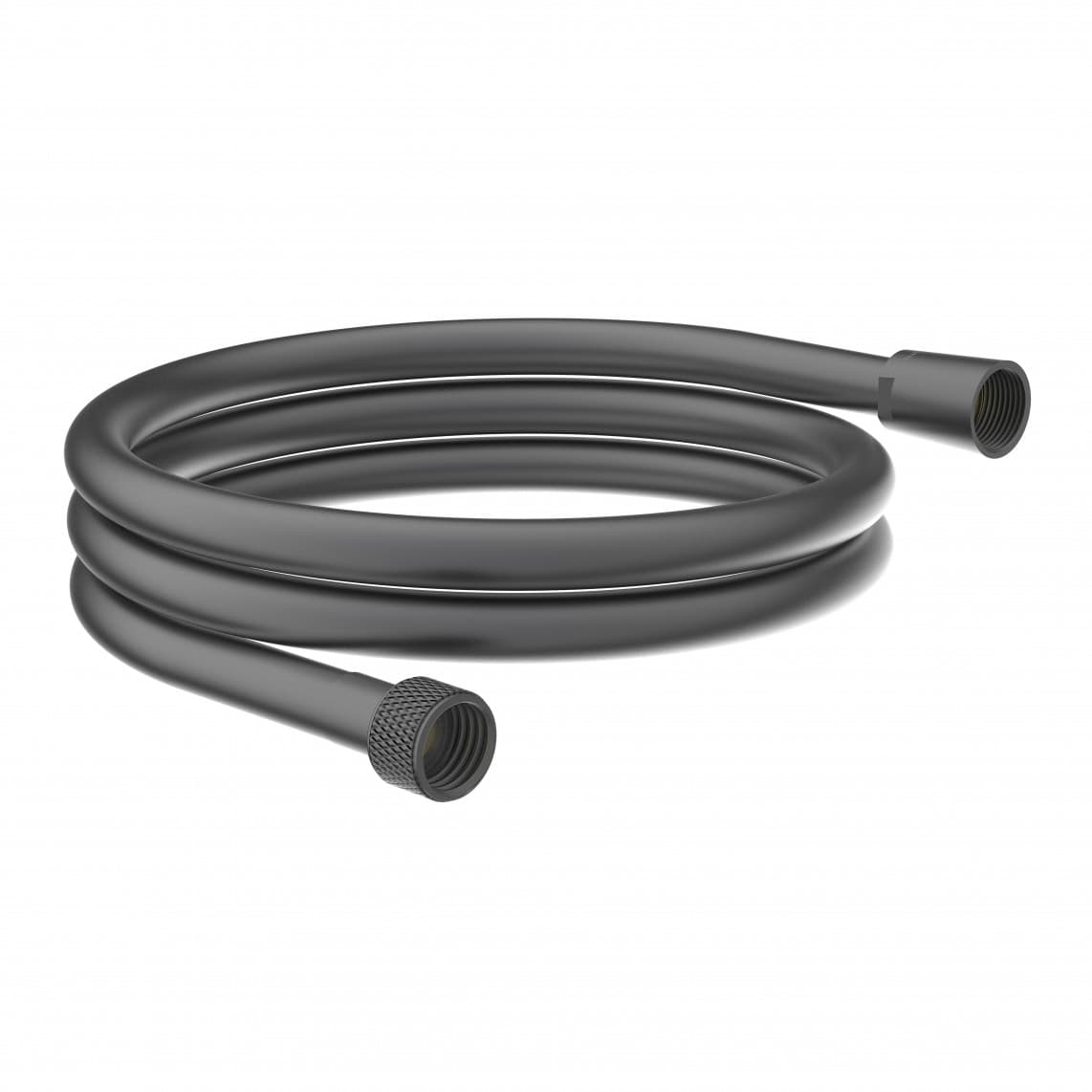 63872 Flexible de douche 150 cm, plastique, graphite mat