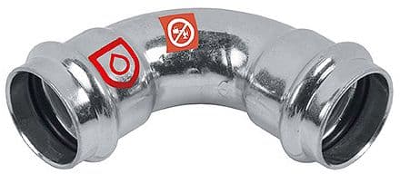 COUDE FF 90° 28MM ACIER CARBONE FRABO