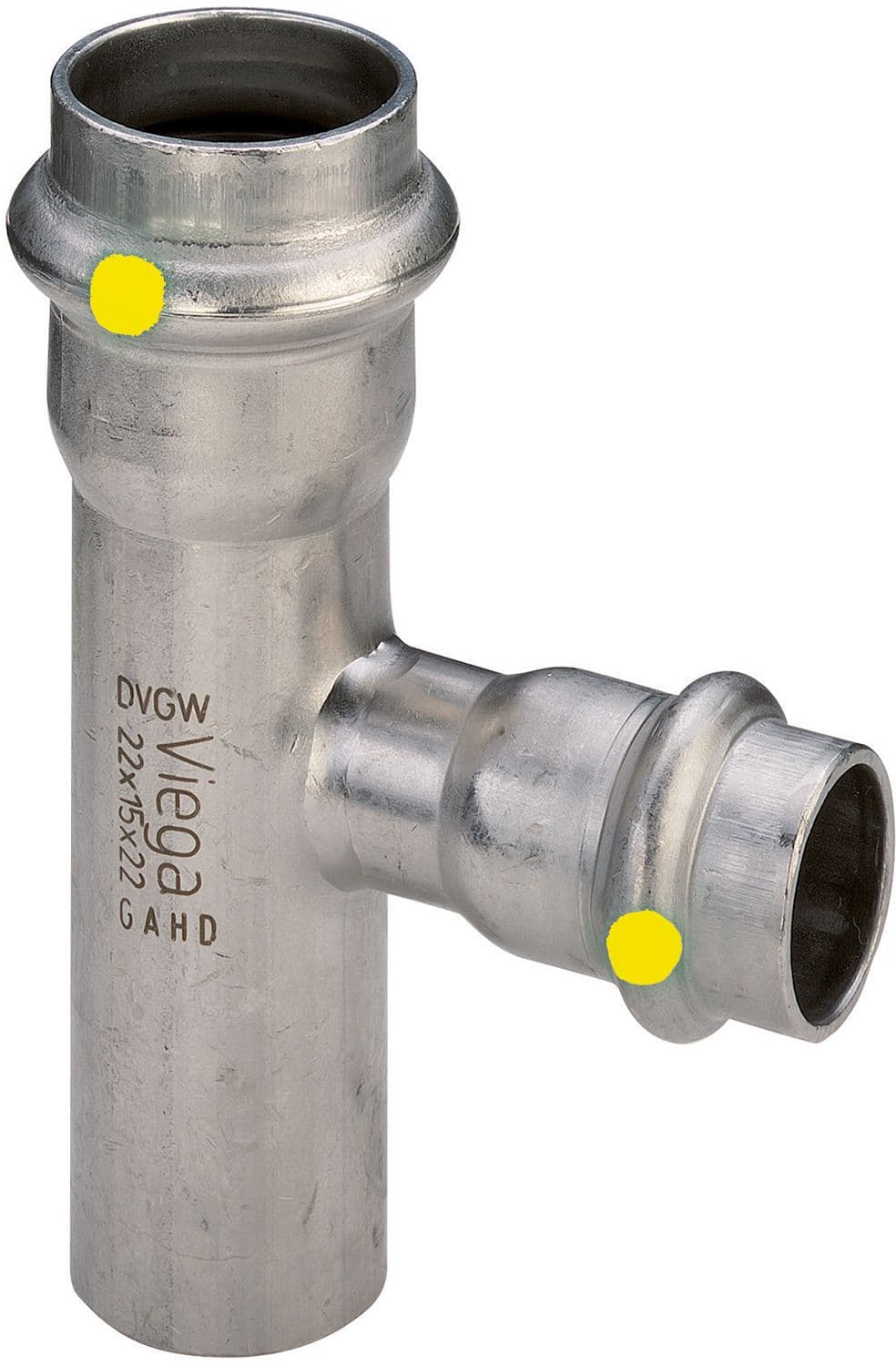 T RED. 28-22-28MM SANPR. INOX GAZ VIEGA