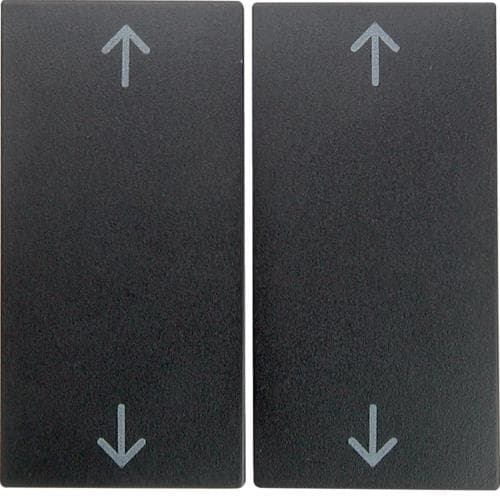 Touche avec symbole flèches Berker S.1 / B.3 / B.7 Anthracite, mat