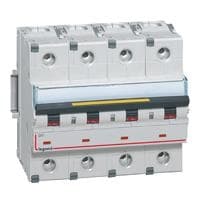 Disjoncteur DX³ 4 pôles courbe C 80A 400V - 10000A / 16kA - 6 modules