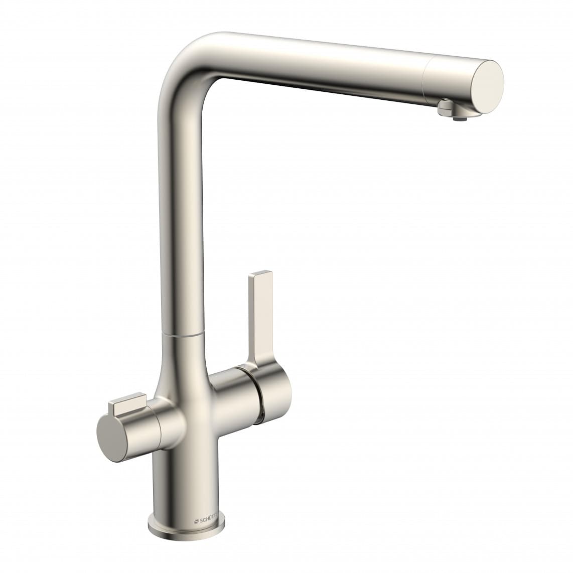 99805 AQUASTAR PRO Drinking water sink mixer, stainless steel look, with filter system