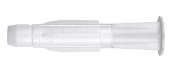 Cheville universelle Blanche diamètre 10mm longueur 61mm avec collerette