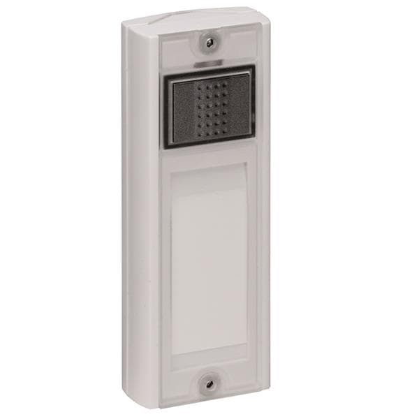 Mistral SE 03.0 bouton d'appel émetteur jusqu'à 500m Blanc 2 x 1.5V IP54