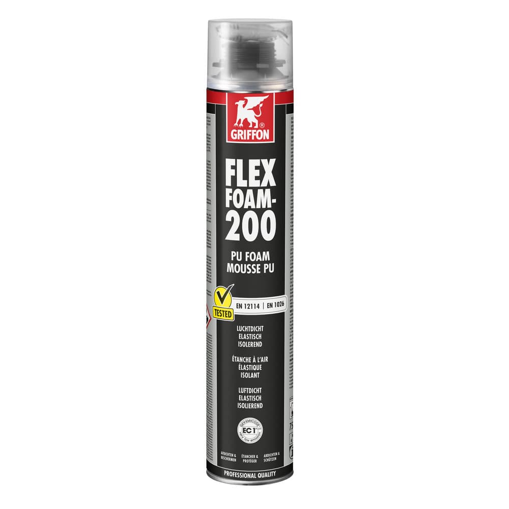 Griffon Flexfoam-200 Mousse pour pistolet monocomposant étanche à l'air 750 ml